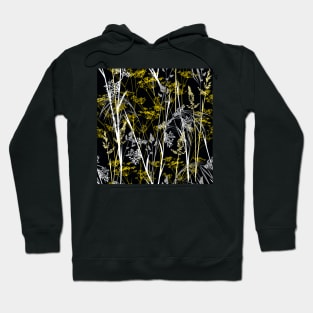 in the wild meadow - black Hoodie